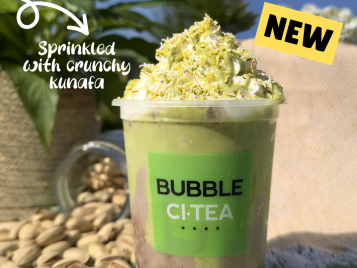 Bubble CiTea has just dropped their Pistachio Kunafa Dream...