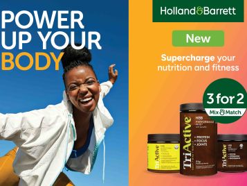 It’s time to power up with Holland & Barrett...