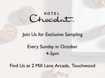 Exclusive Sampling at Hotel Chocolat....