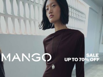 Up to 70% off in the Mango Sale...