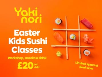 Kids Easter Sushi Class at Yakinori