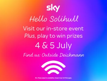 Sky...Hello Solihull....