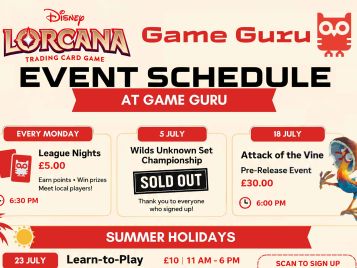 Disney Lorcana Summer Holiday Learn-to-Play Event