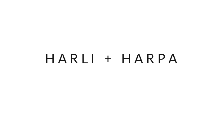 HARLI + HARPA logo